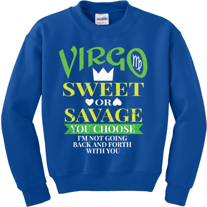 Zodiac Virgo Facts Astrology Gift Funny Quote Horoscope Gift Kids Sweatshirt