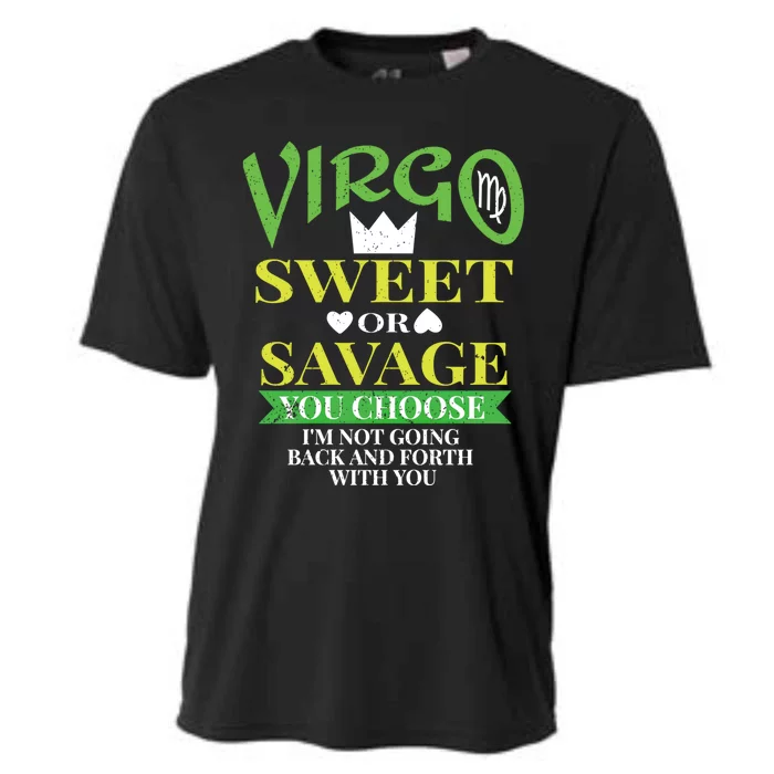 Zodiac Virgo Facts Astrology Gift Funny Quote Horoscope Gift Cooling Performance Crew T-Shirt