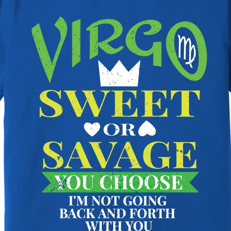 Zodiac Virgo Facts Astrology Gift Funny Quote Horoscope Gift Premium T-Shirt