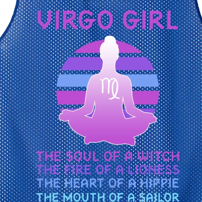 Zodiac Virgo Great Gift Mesh Reversible Basketball Jersey Tank