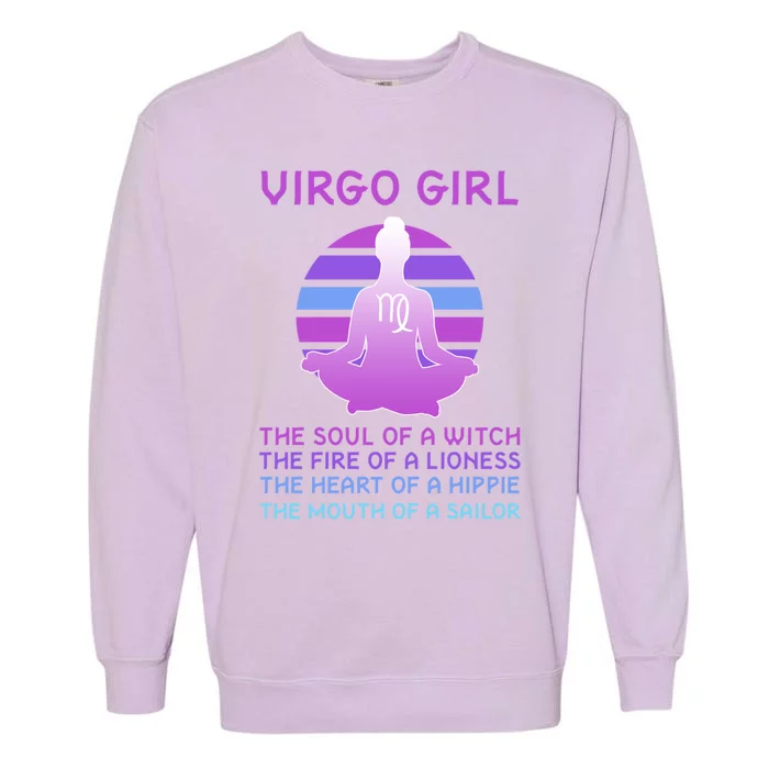 Zodiac Virgo Great Gift Garment-Dyed Sweatshirt