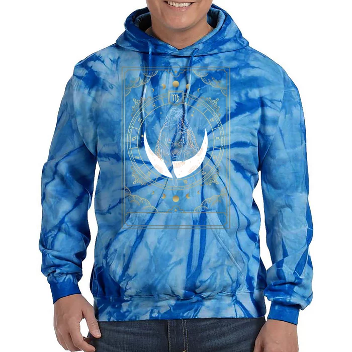 Zodiac Virgo Star Sign Great Gift Tie Dye Hoodie