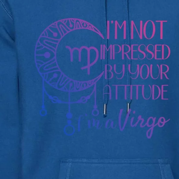 Zodiac Virgo Stuff Birthday Virgo Gift Not Impressed Gift Premium Hoodie