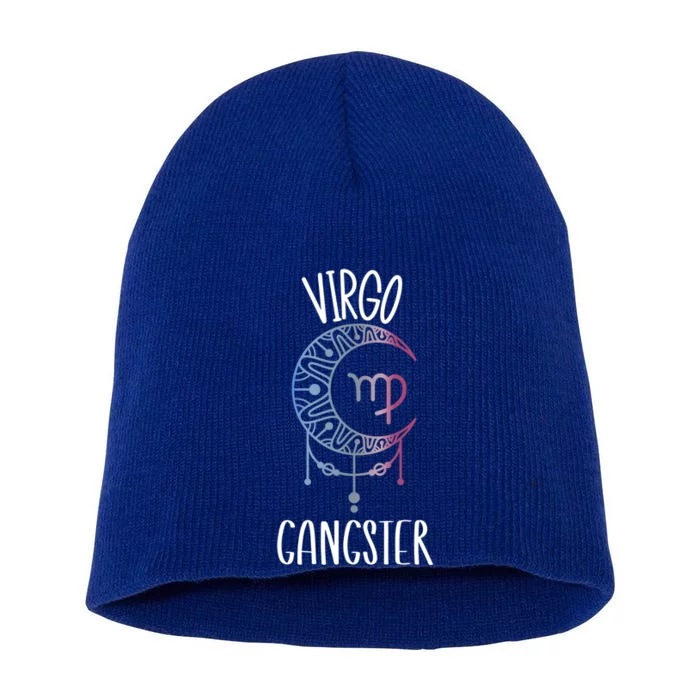 Zodiac Virgo Stuff Virgo Gangster Celestial Moon Gift Short Acrylic Beanie