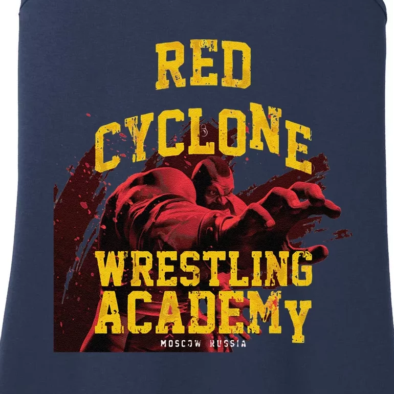 Zangief Wrestling Academy Red Cyclone Design Ladies Essential Tank