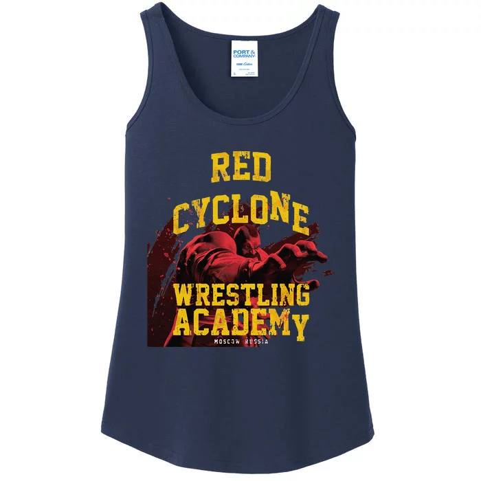 Zangief Wrestling Academy Red Cyclone Design Ladies Essential Tank