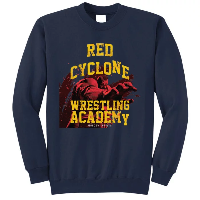 Zangief Wrestling Academy Red Cyclone Design Tall Sweatshirt