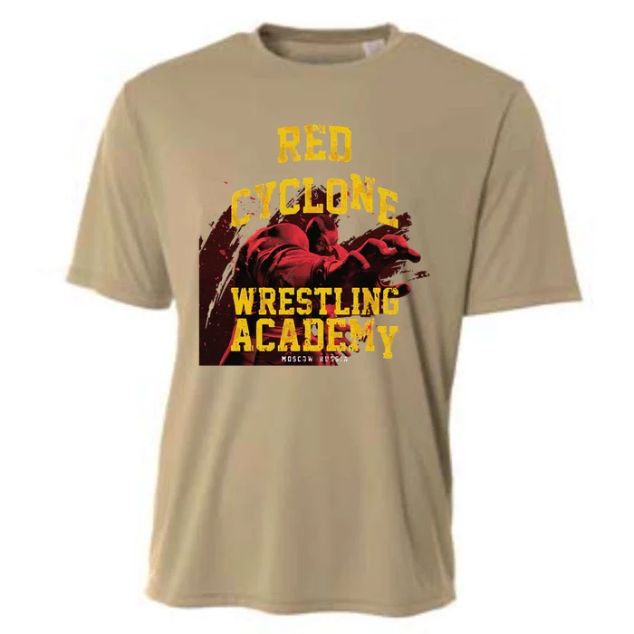 Zangief Wrestling Academy Red Cyclone Design Cooling Performance Crew T-Shirt