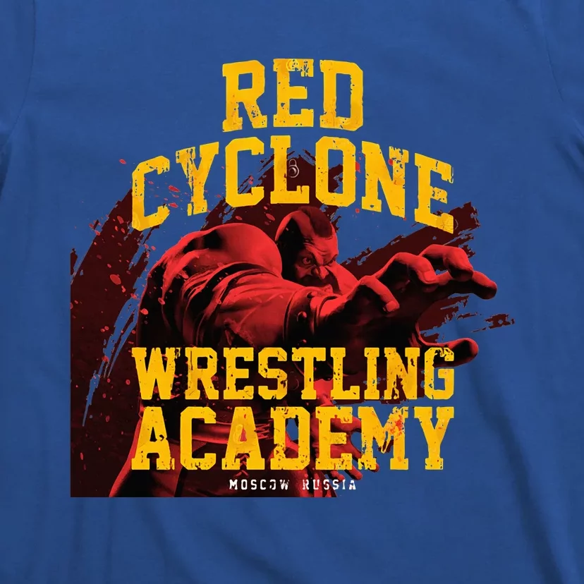 Zangief Wrestling Academy Red Cyclone Design T-Shirt