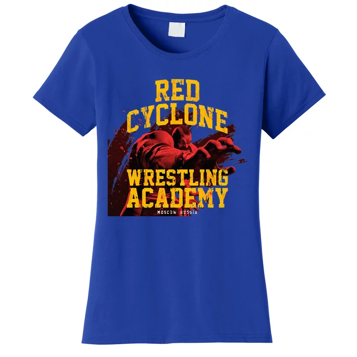 Zangief Wrestling Academy Red Cyclone Design Women's T-Shirt