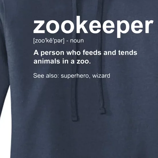 Zoologist Wild Animal Keeper Zoological Zookeeper Women's Pullover Hoodie