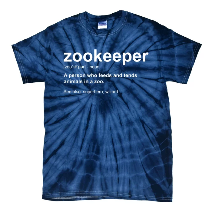 Zoologist Wild Animal Keeper Zoological Zookeeper Tie-Dye T-Shirt