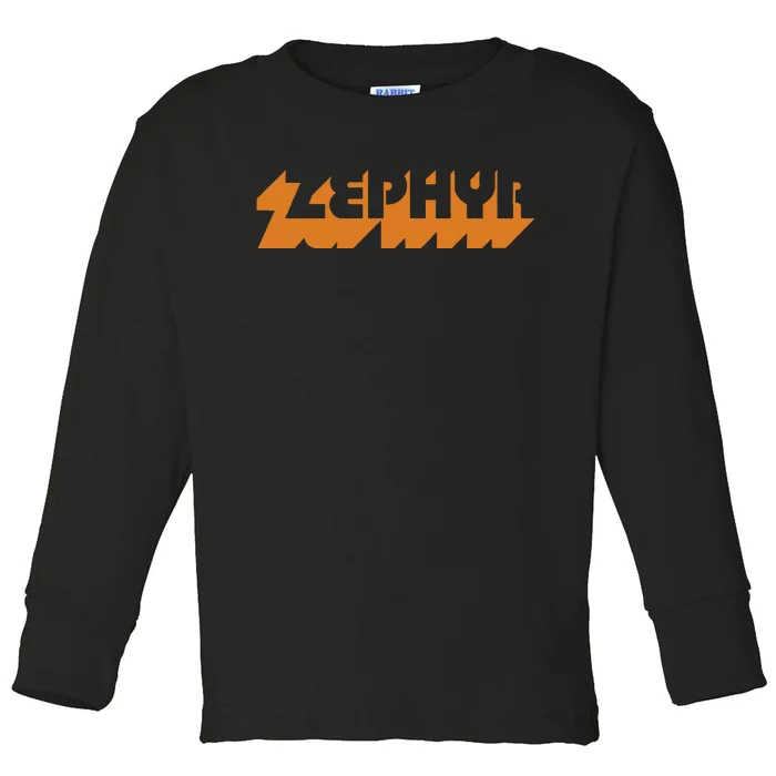 Zephyr Wind Classic Retro Team Vintage Skate Surf Vibe Style Toddler Long Sleeve Shirt