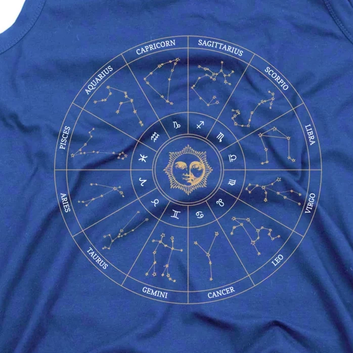 Zodiac Wheel Constellation Astrology Meaningful Gift Tank Top