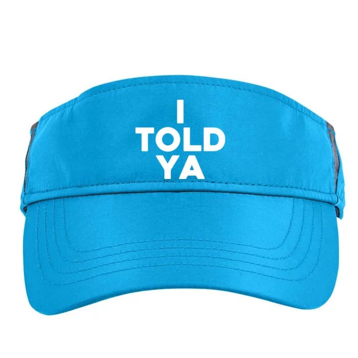 Zendaya Wearing I Told Ya Funny Tennis Adult Drive Performance Visor