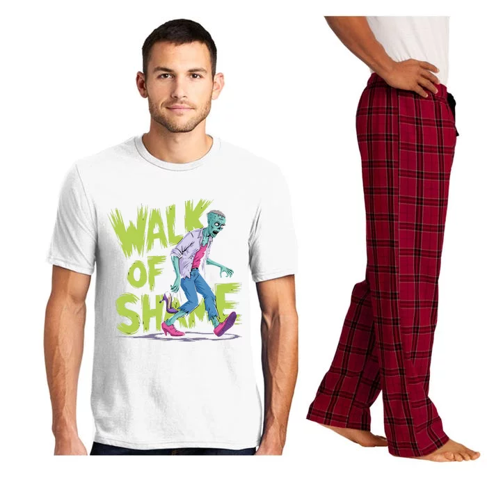 Zombie Walk Of Shame Humorous Halloween Zombie Pajama Set