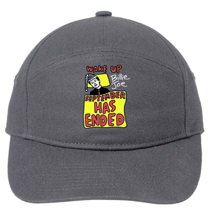 Zoebreadtok Wake Up Billie Joe September Has Ended 7-Panel Snapback Hat