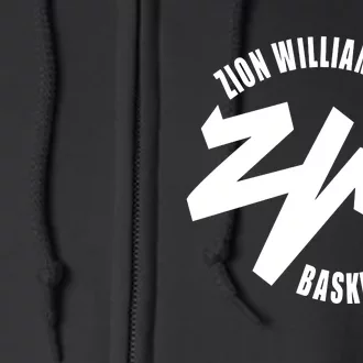 Zion Williamson Wearing Zion Williamson Basketball Camp Full Zip Hoodie