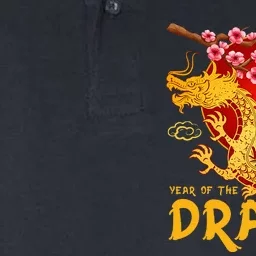 Zodiac Year Of The Dragon Lunar Happy Chinese New Year 2024 Softstyle Adult Sport Polo