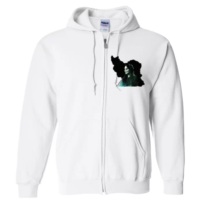 Zan Zendegi Azadi, With The Map, Mahsa (Zhina) Full Zip Hoodie