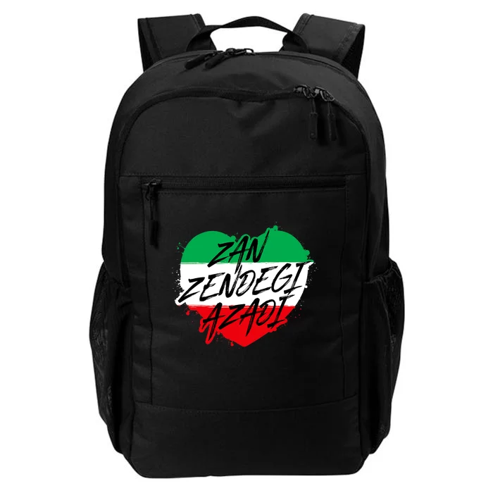 Zan Zendegi Azadi | Heart Iran Freedom Quote | Free Iran Daily Commute Backpack