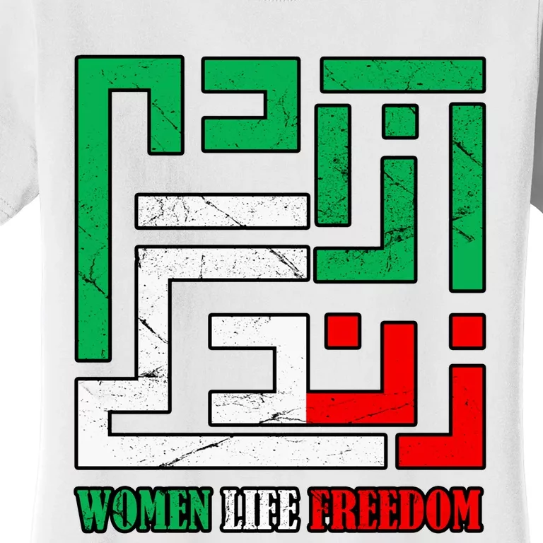 Zan Zendegi Azadi Persian Woman Life Freedom Free Iran Gift Women's T-Shirt