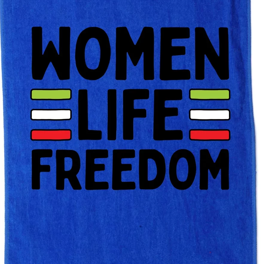 Zan Zindgi Azadi Women Life Freedom Gift Design Platinum Collection Golf Towel