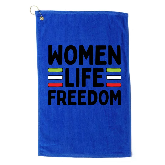 Zan Zindgi Azadi Women Life Freedom Gift Design Platinum Collection Golf Towel