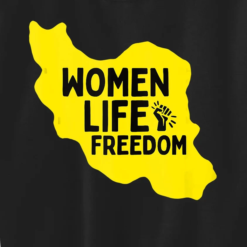 Zan Zindgi Azadi Women Life Freedom Kids Sweatshirt