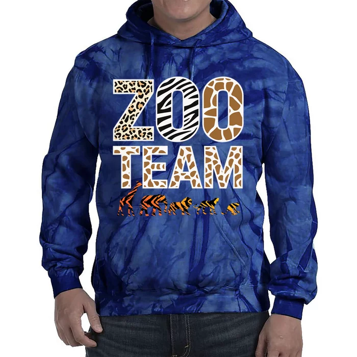 Zookeeper Zoo Animals Wildlife Tie Dye Hoodie