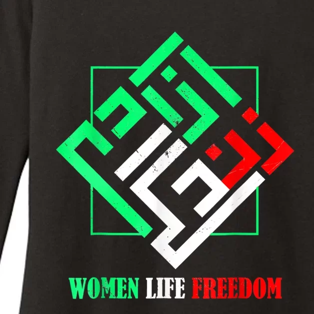 Zan Zendegi Azadi Persian Woman Life Freedom Womens CVC Long Sleeve Shirt