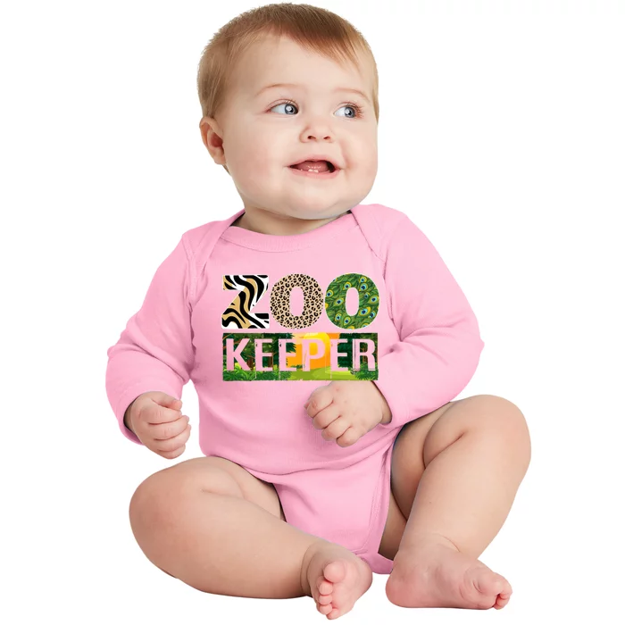 Zookeeper Zoo Animals Zoo Keeper Zoos Baby Long Sleeve Bodysuit