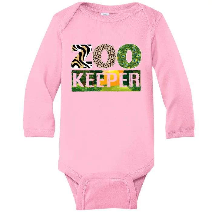 Zookeeper Zoo Animals Zoo Keeper Zoos Baby Long Sleeve Bodysuit