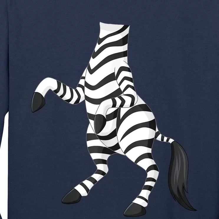 Zebra Zebra Costume Tall Long Sleeve T-Shirt