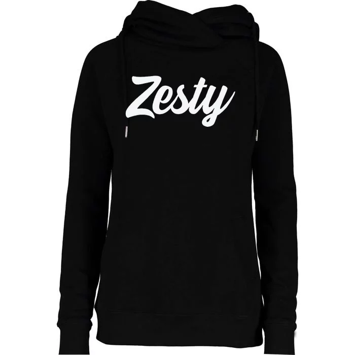 Zesty Womens Funnel Neck Pullover Hood