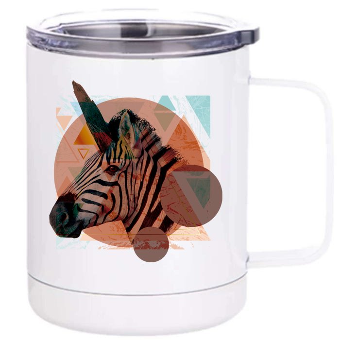 Zebracorn Front & Back 12oz Stainless Steel Tumbler Cup