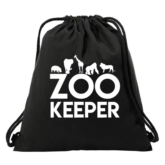 Zookeeper - Zookeeper Gift For Animal Lover Zookeeper Outfit Drawstring Bag