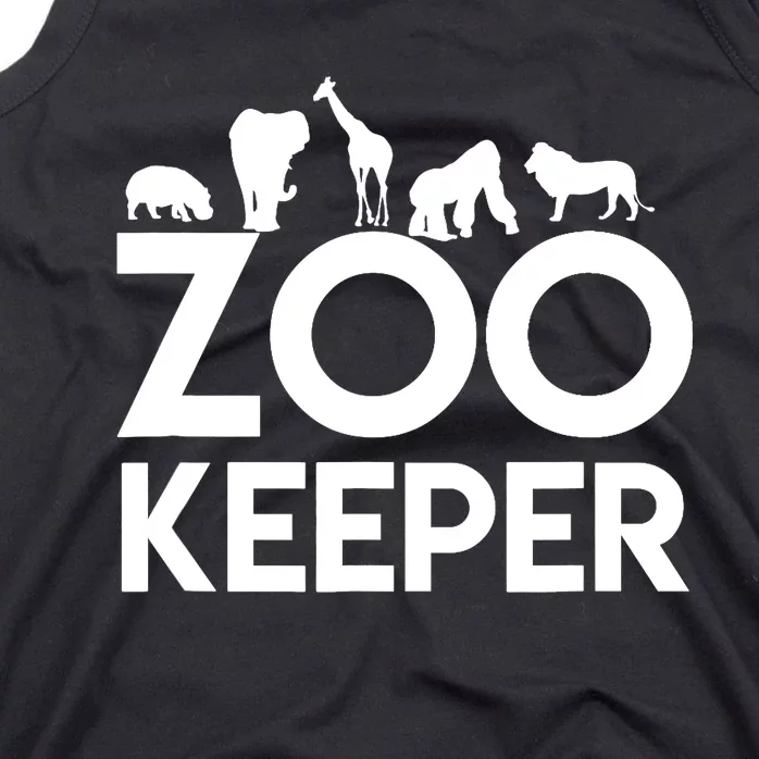 Zookeeper - Zookeeper Gift For Animal Lover Zookeeper Outfit Tank Top