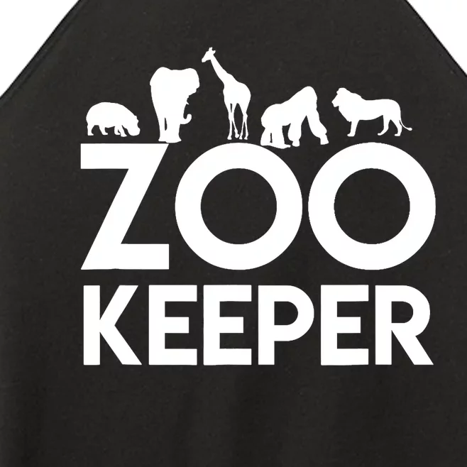 Zookeeper - Zookeeper Gift For Animal Lover Zookeeper Outfit Women’s Perfect Tri Rocker Tank