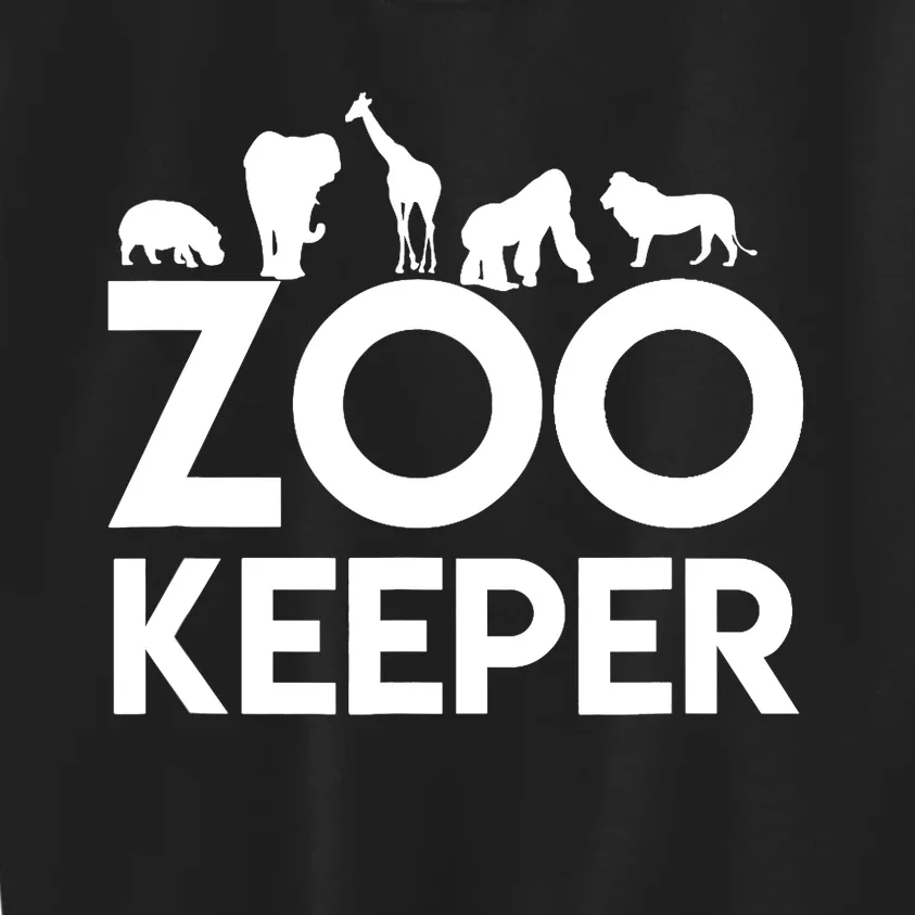 Zookeeper - Zookeeper Gift For Animal Lover Zookeeper Outfit Kids Sweatshirt