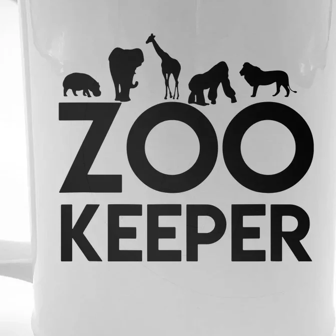 Zookeeper Zookeeper Gift For Animal Lover Zookeeper Outfit Front & Back Beer Stein