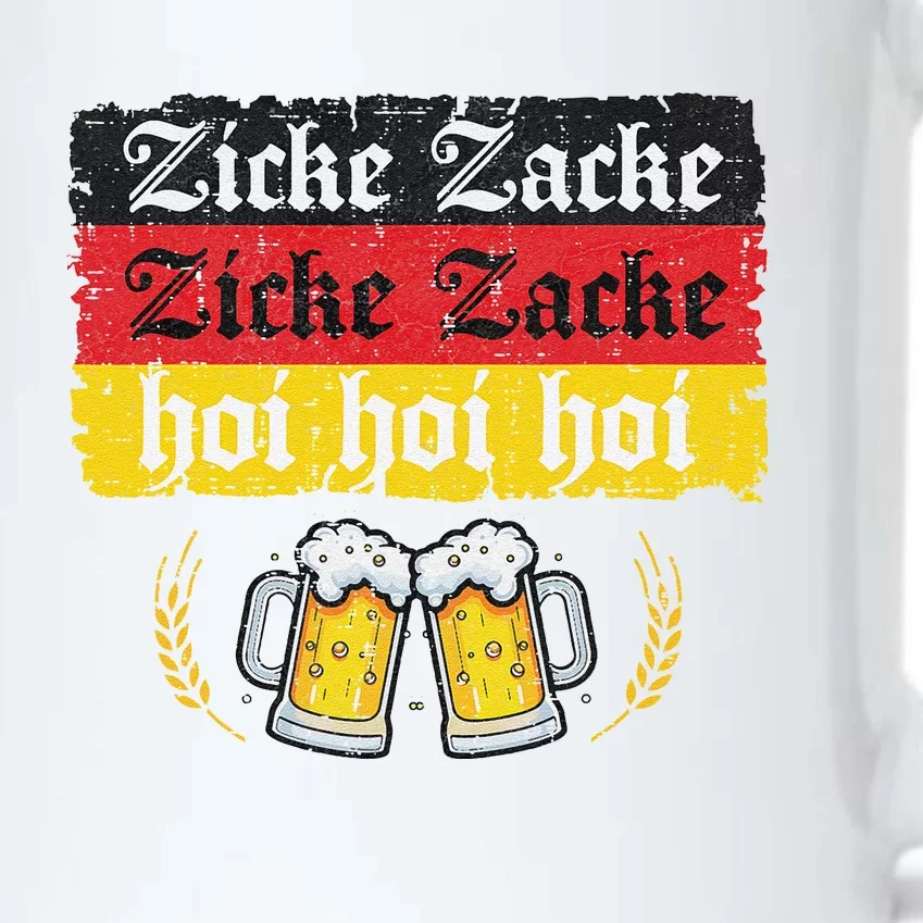 Zicke Zacke Hoi Oktoberfest German Flag Party Funny Gift Black Color Changing Mug