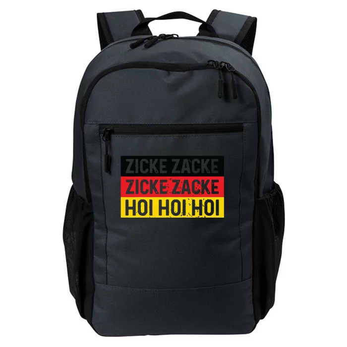 Zicke Zacke Hoi Oktoberfest German Flag Party Funny Gift Daily Commute Backpack