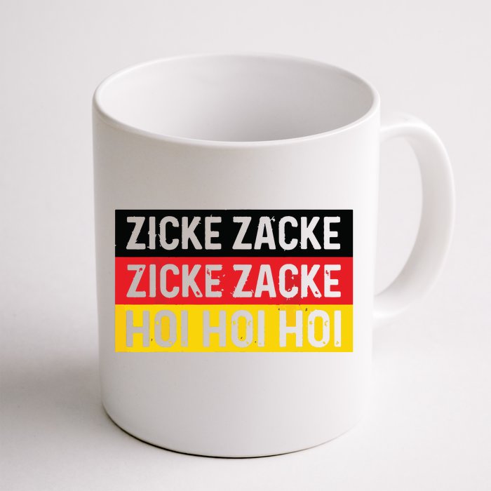 Zicke Zacke Hoi Oktoberfest German Flag Party Funny Gift Front & Back Coffee Mug