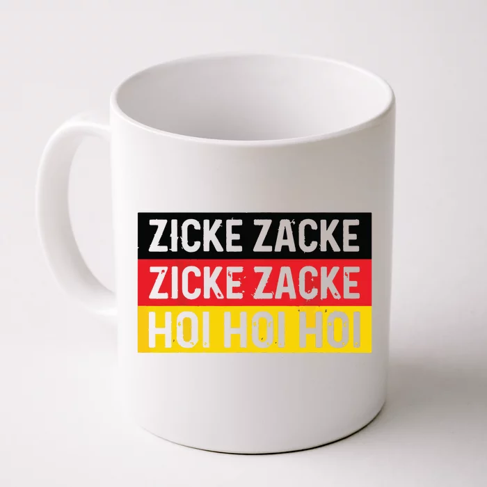 Zicke Zacke Hoi Oktoberfest German Flag Party Funny Gift Front & Back Coffee Mug