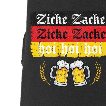 Zicke Zacke Hoi Oktoberfest German Flag Party Doggie 3-End Fleece Hoodie