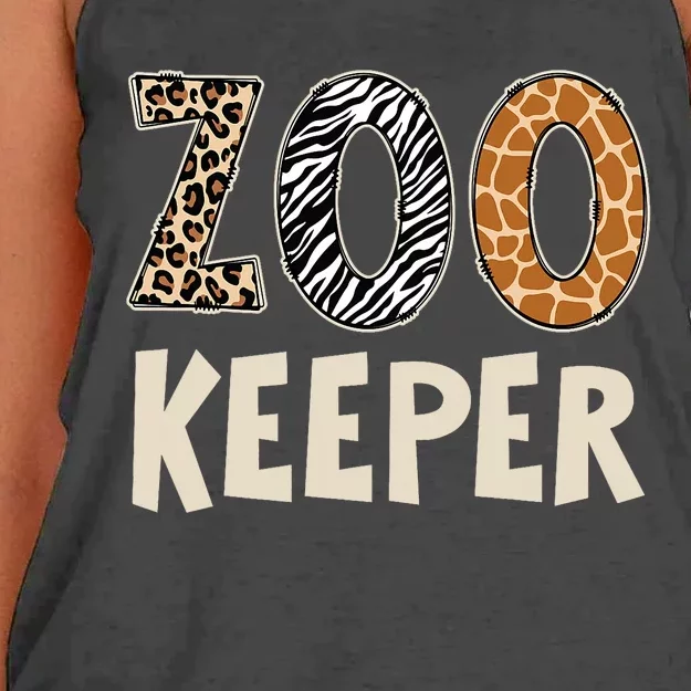 Zookeeper Zoo Keeper Costume Adult Animals Wildlife Safari Women's Knotted Racerback Tank