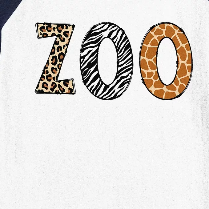 Zookeeper Zoo Keeper Costume Adult Animals Wildlife Safari Gift Baseball Sleeve Shirt