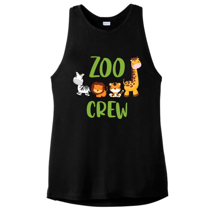 Zoologist Zookeeper Zoo Ladies Tri-Blend Wicking Tank